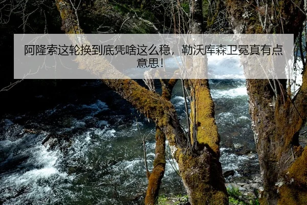 阿隆索这轮换到底凭啥这么稳，勒沃库森卫冕真有点意思！（leyu）