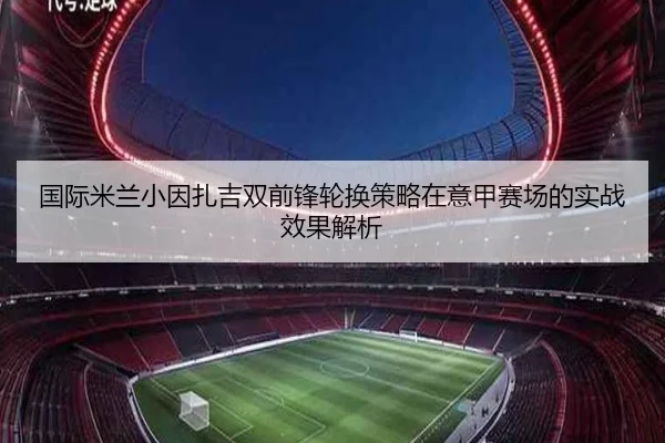 国际米兰小因扎吉双前锋轮换策略在意甲赛场的实战效果解析（leyu）
